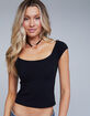 TILLYS Off The Shoulder Womens Top image number 1