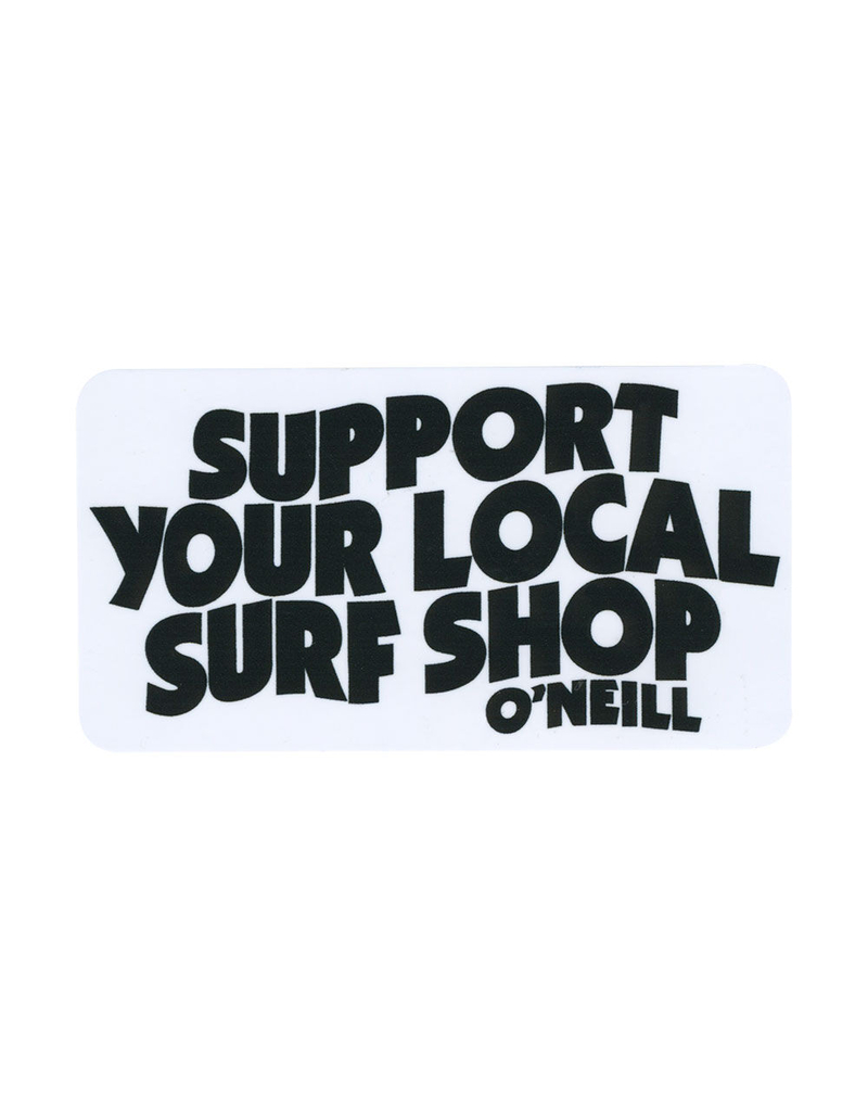 O'NEILL Support Your Local Surf Shop Sticker image number 0