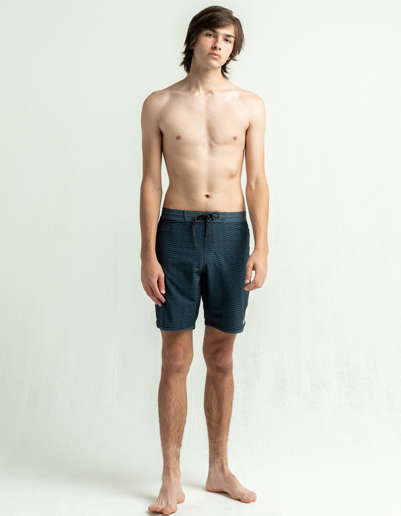 JETTY Mollusk Mens Navy Boardshorts image number 4