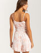 FULL TILT Ruffle Womens Romper image number 4