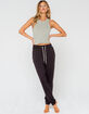 WUBBY Ally Womens Black Sweatpants image number 1