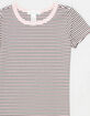 FULL TILT Essentials Girls Stripe Ringer Tee image number 2