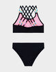 BEACH LINGO Candy Girl Bead Bralette Girls Bikini Set image number 5