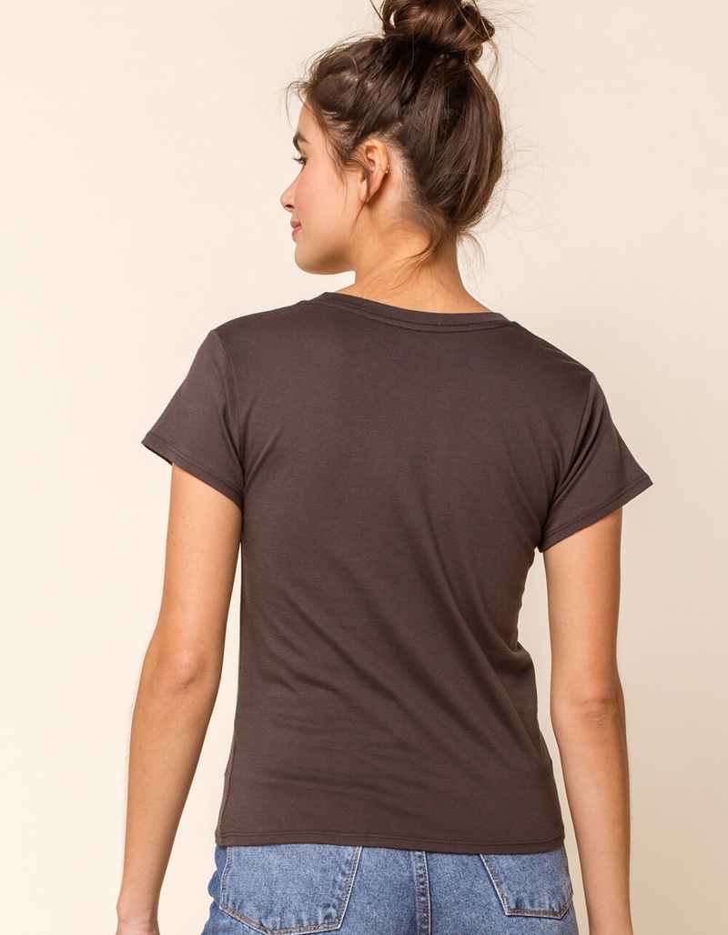 AMUSE SOCIETY Champagne Womens Tee image number 2