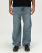 RSQ Mens Baggy Embroidered Jeans image number 2