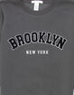FULL TILT Brooklyn Chenille Girls Crewneck Sweatshirt image number 2