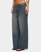 EDIKTED Elia No Waistband Low Rise Baggy Jeans image number 2