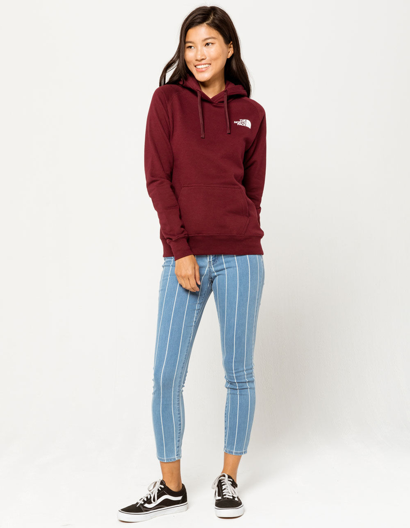 THE NORTH FACE Red Box Burgundy Womens Hoodie image number 3