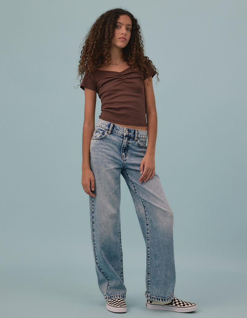 RSQ High Rise Wide Leg Girls Jeans image number 0