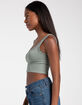 FULL TILT Seamless Washed Chevron Womens Tank Top image number 3