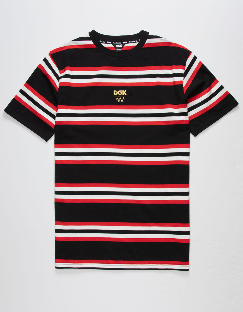 DGK Fury Mens Striped T-Shirt image number 0
