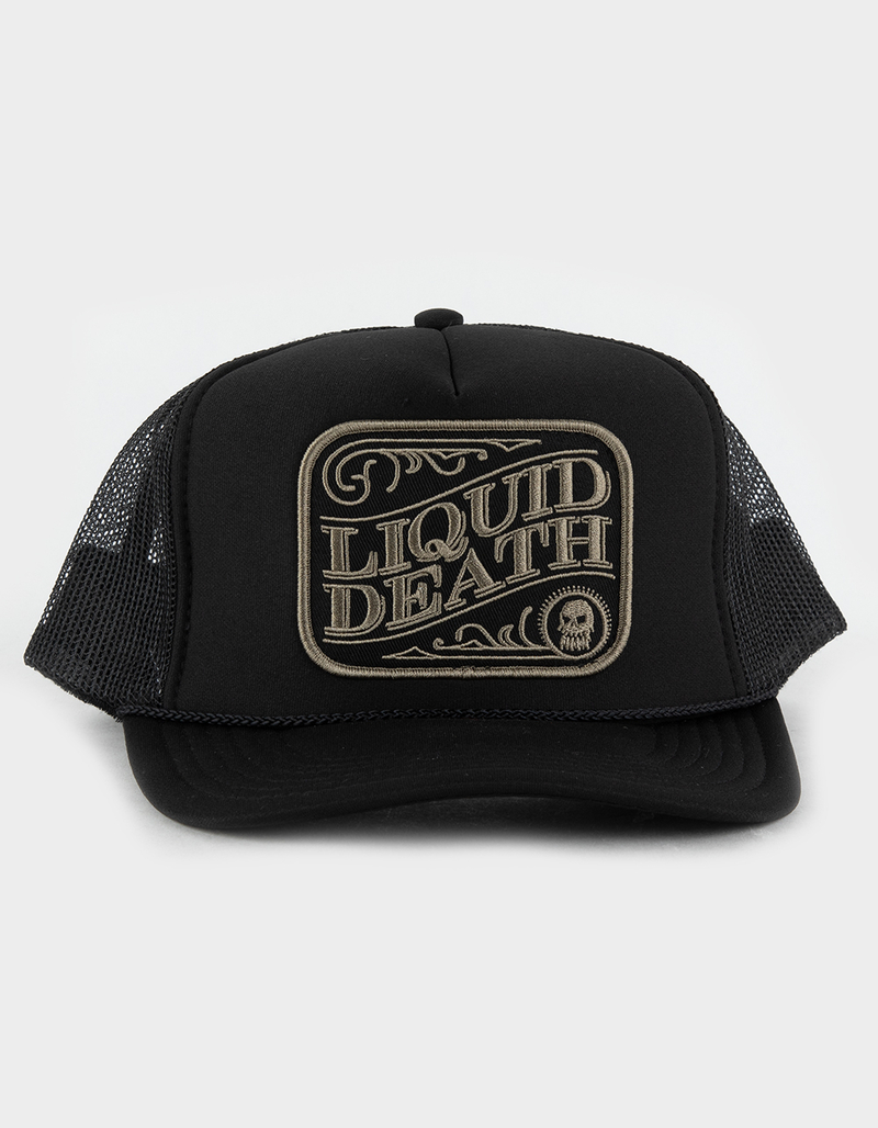 LIQUID DEATH Saloon Mens Trucker Hat image number 0