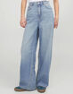 JJXX Tokyo Womens Wide Leg High Rise Jeans image number 2