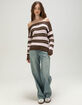 RSQ Womens Embroidered Low Rise Original Baggy Jeans image number 1