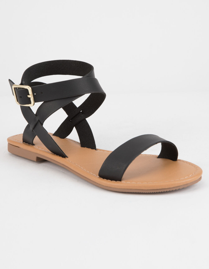 CITY CLASSIFIED Basic Ankle Wrap Womens Sandal image number 0