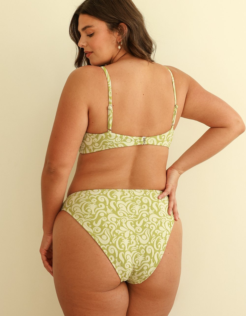 DIPPIN' DAISY'S Zen Knotted Triangle Bikini Top image number 6