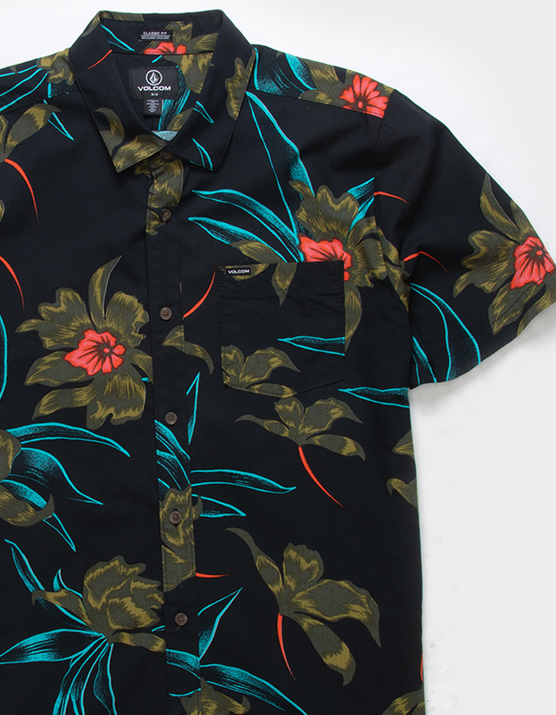 VOLCOM Island Time Mens Button Up Shirt image number 1