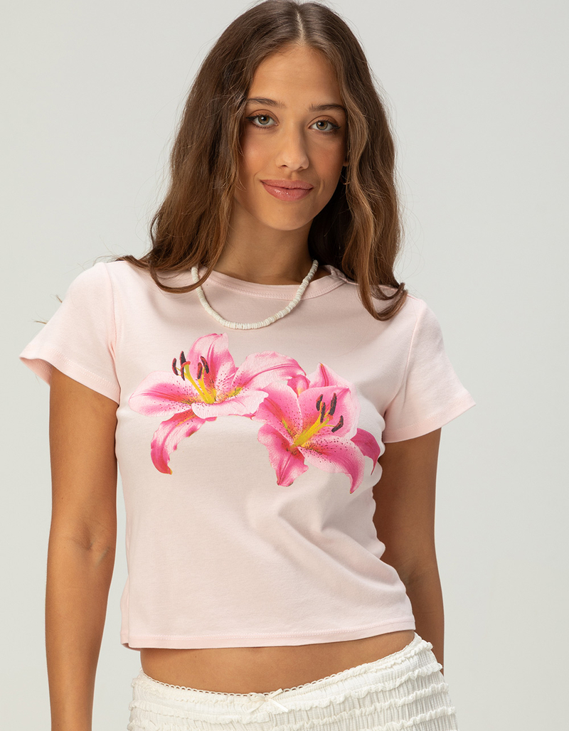 FULL TILT Lily Womens Baby Tee image number 0