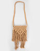Crochet Fringe Tote Bag image number 7