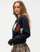 IETS FRANS Argyl Womens Boxy Sweater image number 3