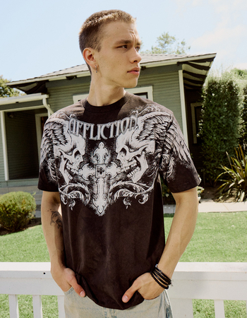 AFFLICTION Winged Up Mens Tee Primary Image