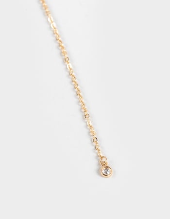 FULL TILT Rhinestone Lariat Necklace Alternative Image