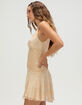 WEST OF MELROSE Womens Lace Ruched Dress image number 5