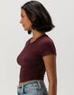 TILLYS Womens Baby Tee image number 3