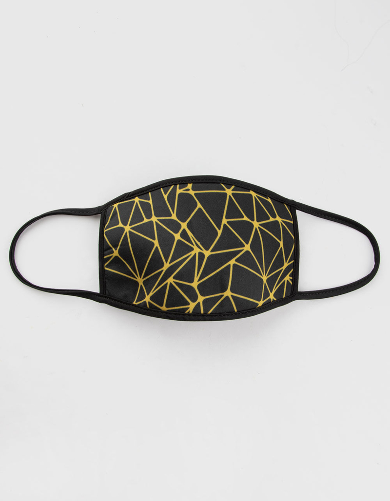 STICKIE BANDITS Geo Gold Fashion Face Mask image number 0