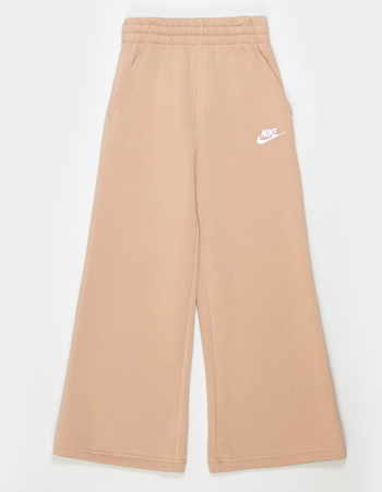 NIKE Sportswear Club Girls Wide Leg Fleece Pants Primary Image