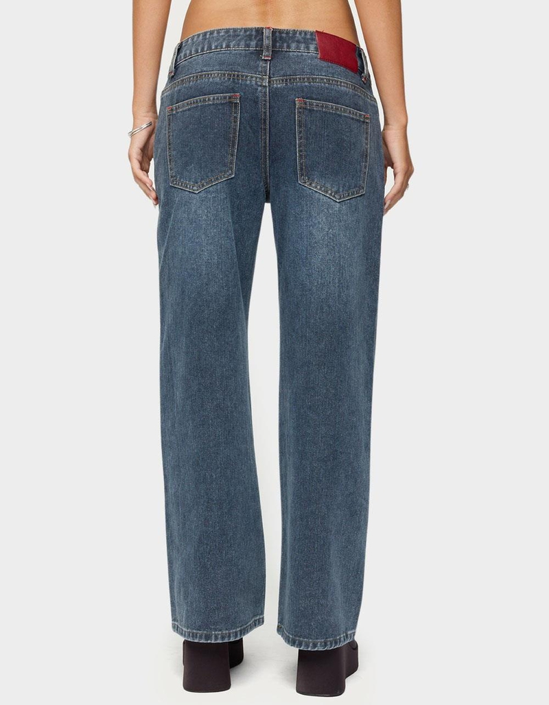 EDIKTED Petite Ace Relaxed Jeans image number 1