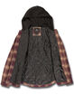 VOLCOM Womens Hooded Flannel Jacket image number 3