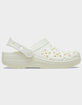 CROCS Floral Cut-Out Womens Classic Clogs image number 1