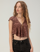 NECTAR CLOTHING Womens Short Sleeve Top image number 1