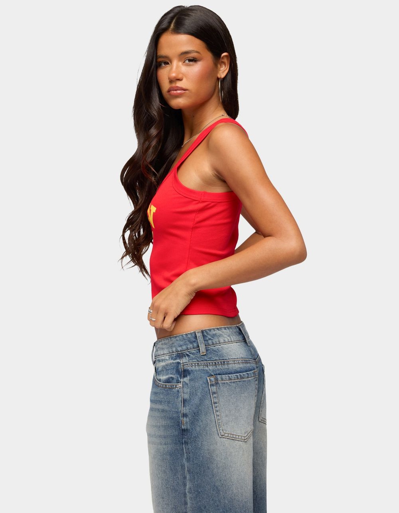 EDIKTED Spain Ribbed Tank Top image number 2