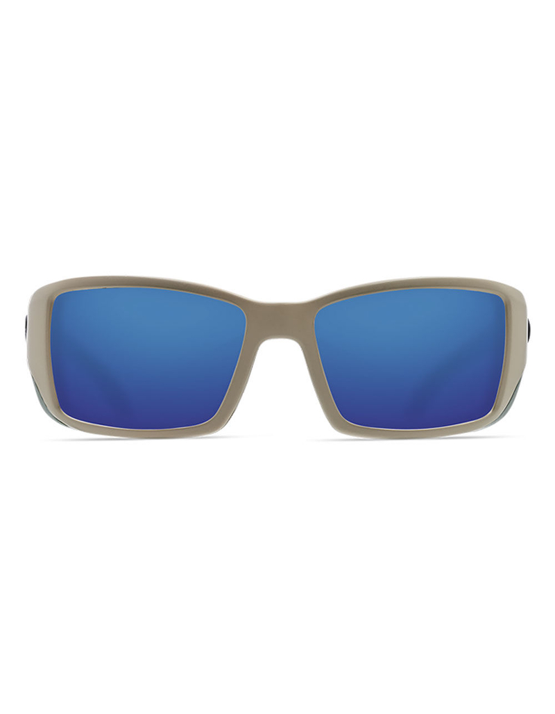 COSTA Blackfin Matte Sand & Blue Mirror Polarized Sunglasses image number 1