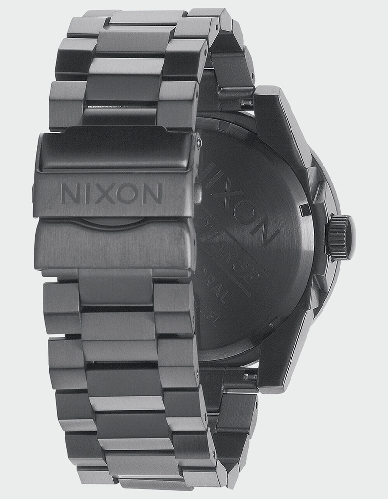 NIXON Corporal SS Black Gunmetal & Lime Watch image number 1