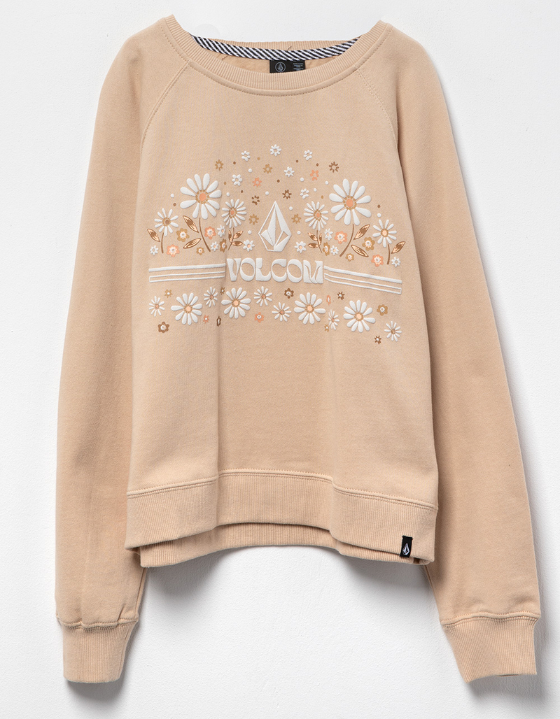 VOLCOM Bubble Stokin Girls Crewneck Sweatshirt image number 0