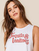 LIRA Tequila and Tanlines Womens Tank Top image number 1