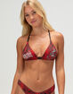 AFFLICTION Lola Triangle Bikini Top image number 1