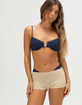 DAMSEL Crochet Womens Micro Shorts image number 2