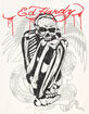 ED HARDY Skeleton Mens Boxy Tee image number 3