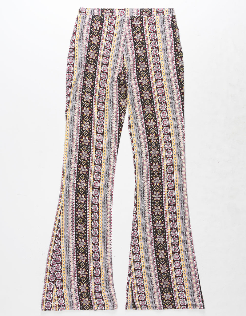 WHITE FAWN Bohemian Girls Flare Pants image number 1