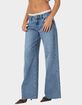 EDIKTED Karlie Lace Trim Jeans image number 4