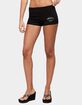 EDIKTED Brazil Rhinestone Low Rise Shorts image number 1