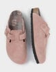 BIRKENSTOCK Boston Varsity Womens Suede Clogs image number 5