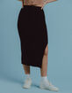 WEST OF MELROSE Womens Midi Skirt image number 2