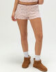 FULL TILT Ditsy Pointelle Womens Shorts image number 2