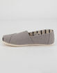 TOMS Morning Dove Womens Canvas Classic Slip-On Shoes image number 4