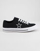 CONVERSE One Star Ox Black & White Low Top Shoes image number 1